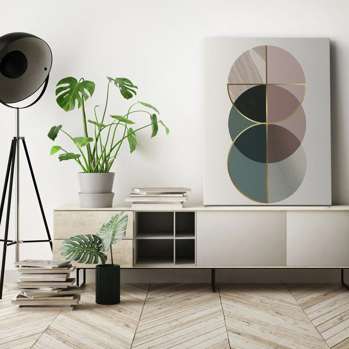 Schilderen op canvas - Wiel voor wiel... - 65x120 cm