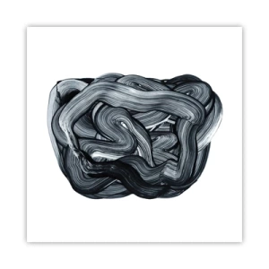 Poster - Het is niet zo eenvoudig - 50x50 cm