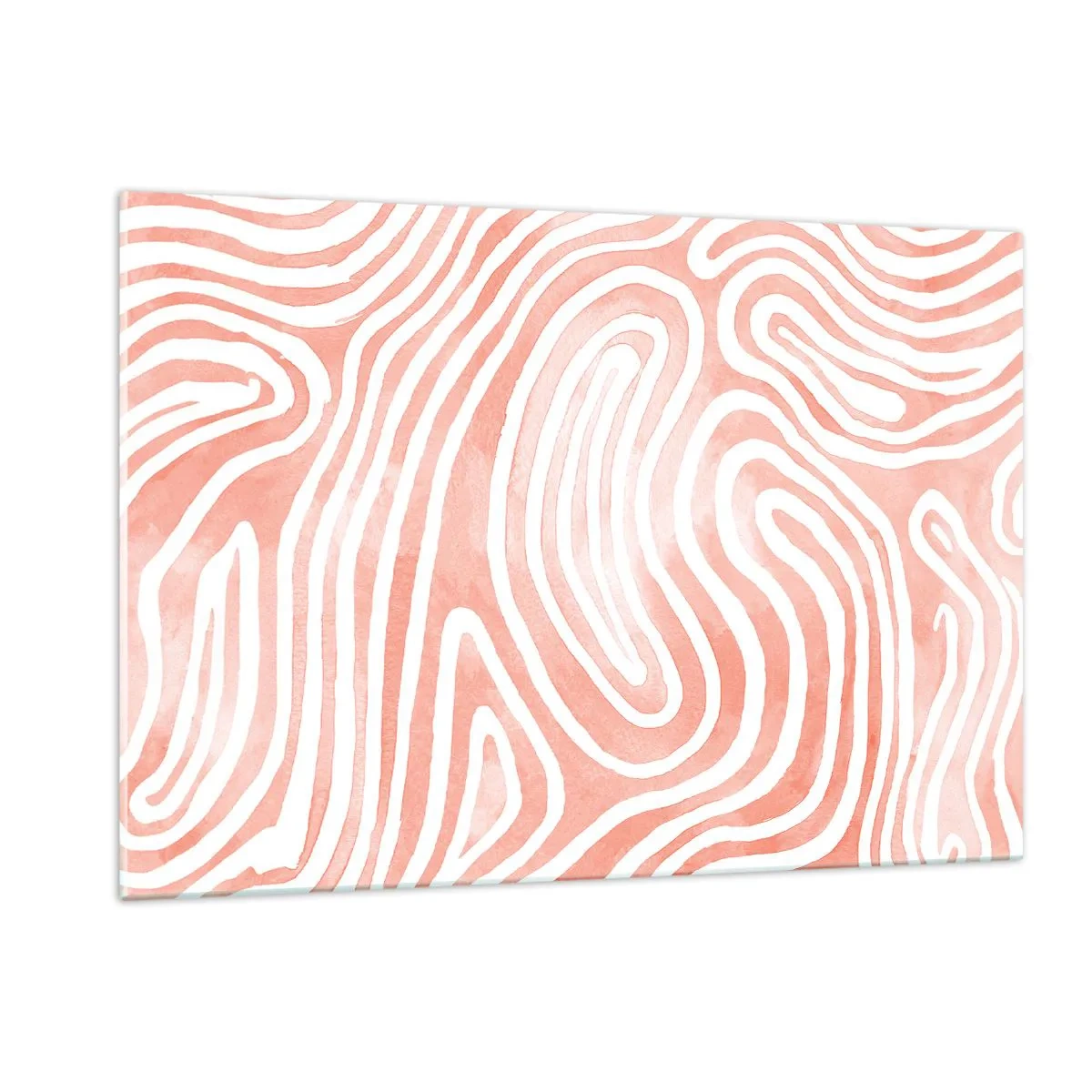 Schilderen op glas - In het koraallabyrint - 120x80 cm