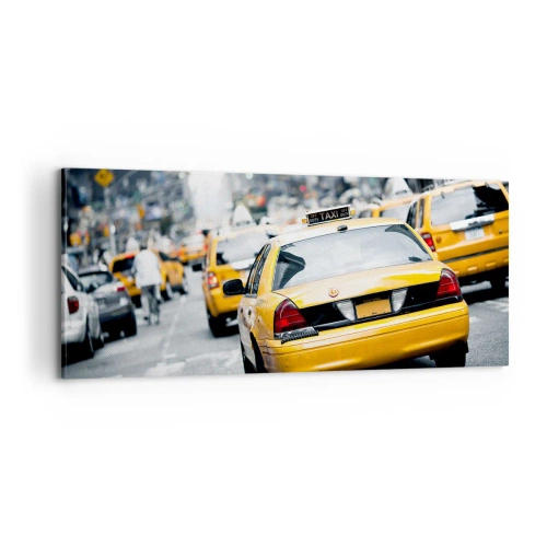 Schilderen op canvas - Alleen in deze stad - 100x40 cm
