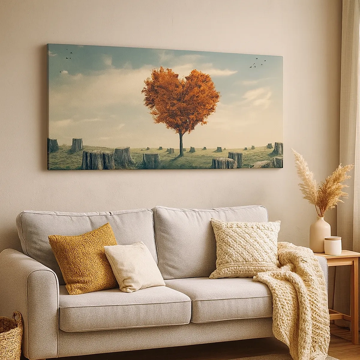 Schilderen op canvas - Er is nog steeds hoop - 30x30 cm