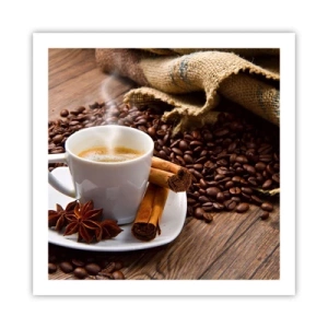 Poster - Pittige smaak en aroma - 60x60 cm