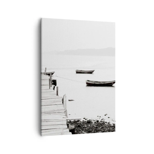 Schilderen op canvas - Stil en schoon boven het water - 50x70 cm