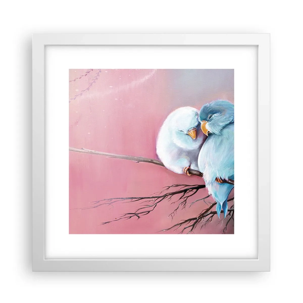 Poster in een witte lijst - Wat kan ik hier toevoegen? ... - 30x30 cm