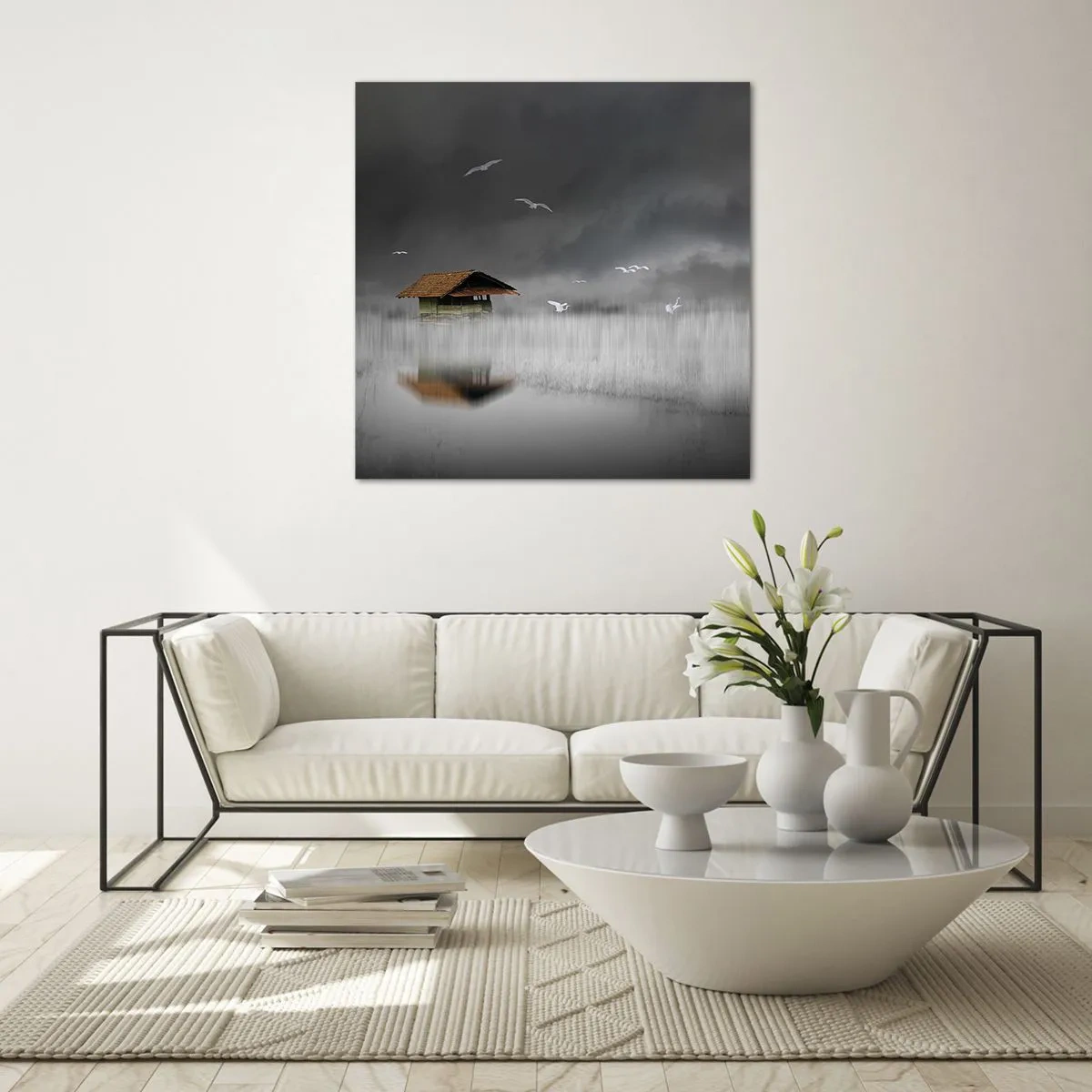 Schilderen op glas - Beschutting tegen regen - 60x60 cm