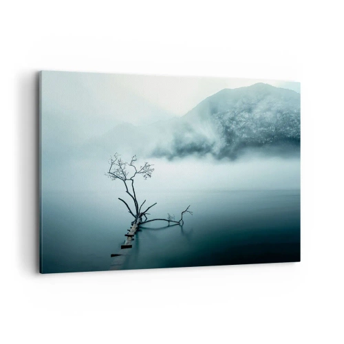 Schilderen op canvas - Van water en mist - 100x70 cm