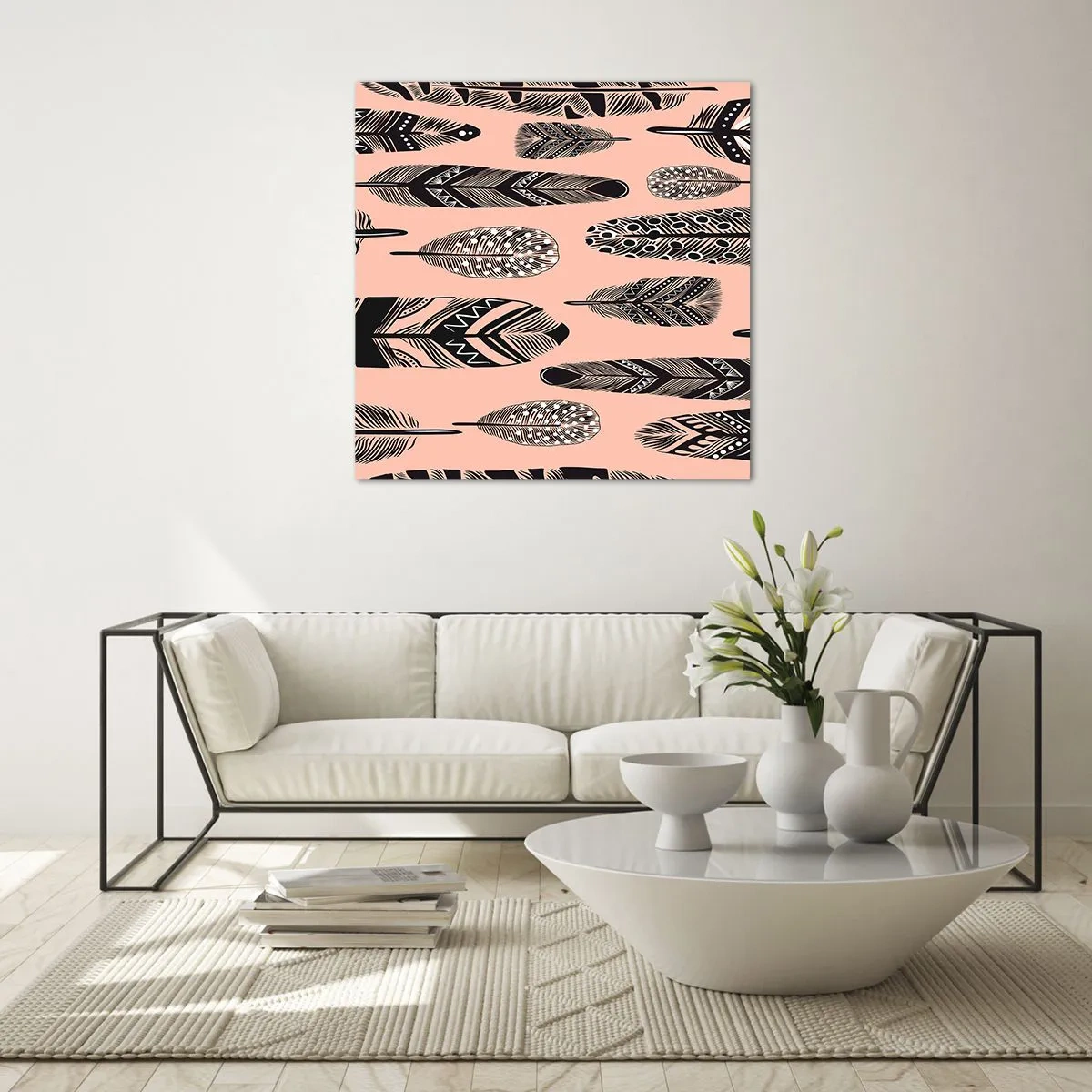 Schilderen op glas - Indiase collectie - 60x60 cm