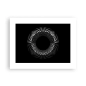 Poster - Zwarte zon - 40x30 cm