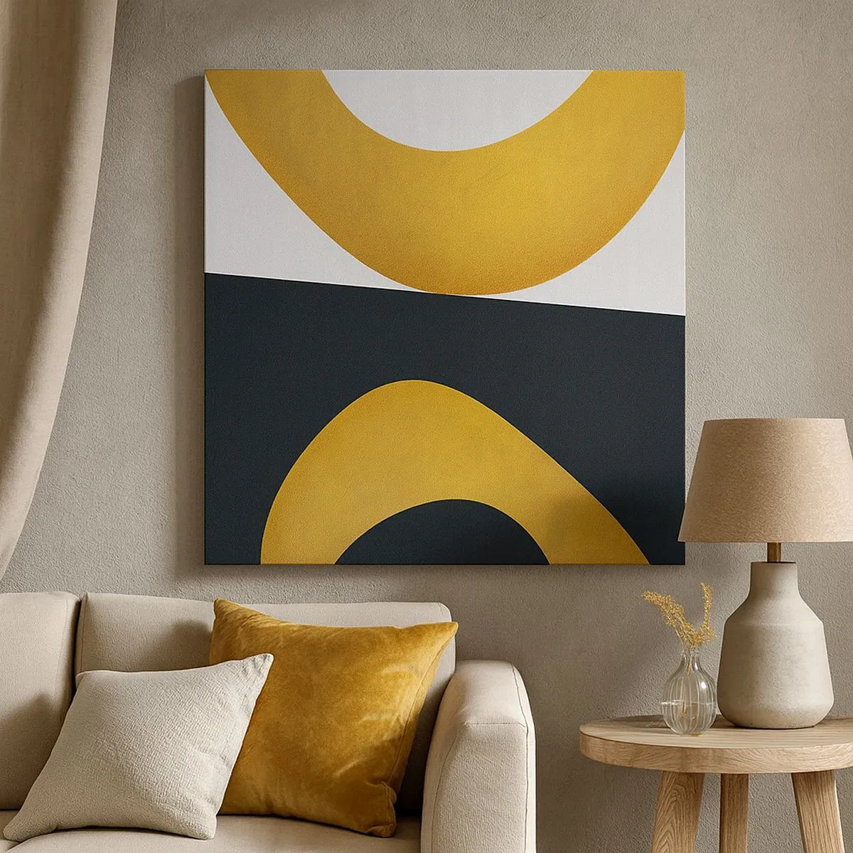 Schilderen op canvas - Ten eerste: goud - 30x30 cm