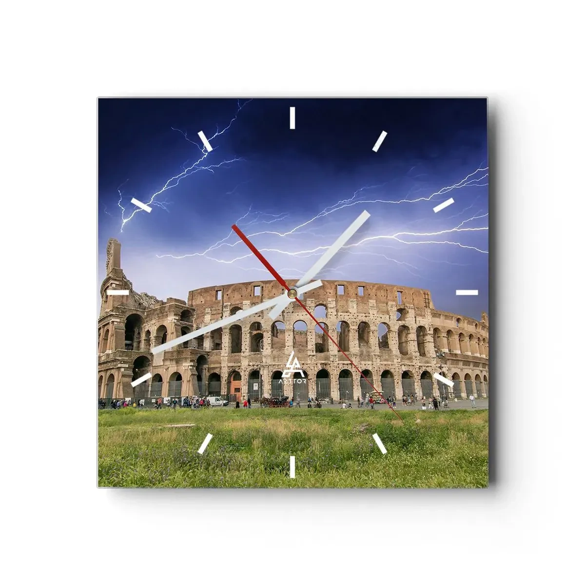 Wandklok - Klok - Strijd Arena - 30x30 cm