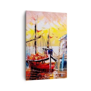 Schilderen op canvas - Gelukkige terugkeer - 80x120 cm