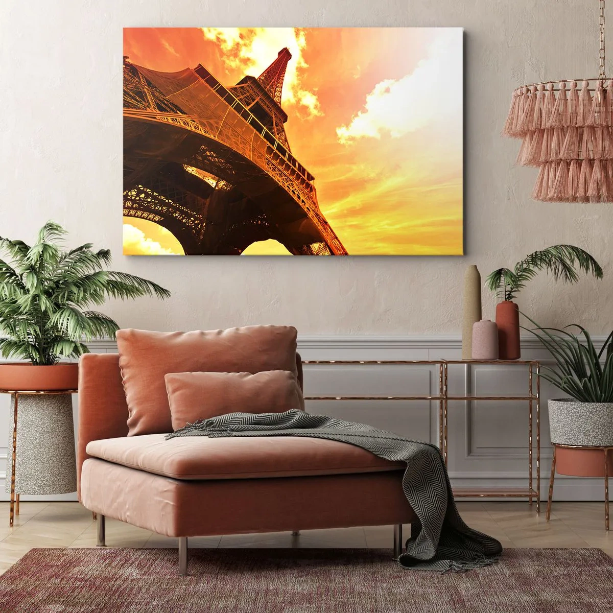 Schilderen op canvas - Monumentaal, want verguld met de zon - 100x70 cm