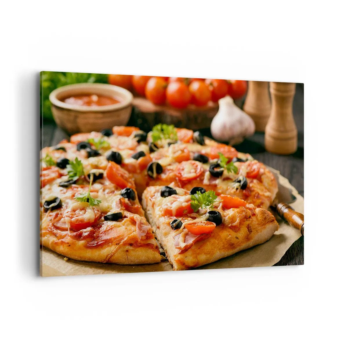 Schilderen op canvas - Je bent er weer mee weggekomen - 100x70 cm