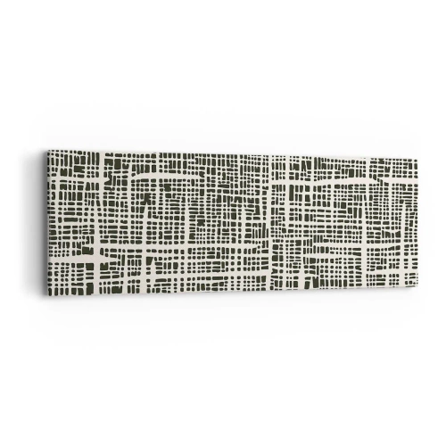 Schilderen op canvas - Geweven compositie - 90x30 cm