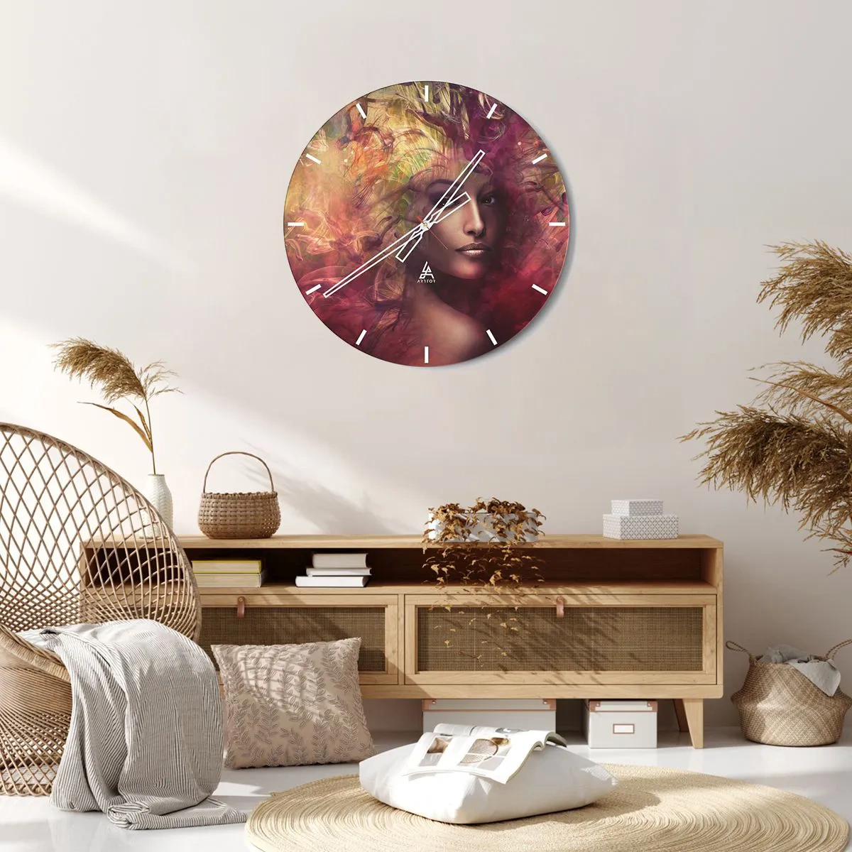 Wandklok - Klok - Ik ben hier! - 40x40 cm