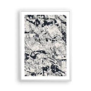 Poster in een witte lijst - Interpenetratie van tegenstellingen - 50x70 cm
