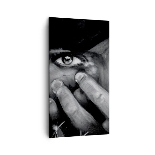 Schilderen op canvas - Ik zal niet zeggen wie het heeft geschilderd - 45x80 cm
