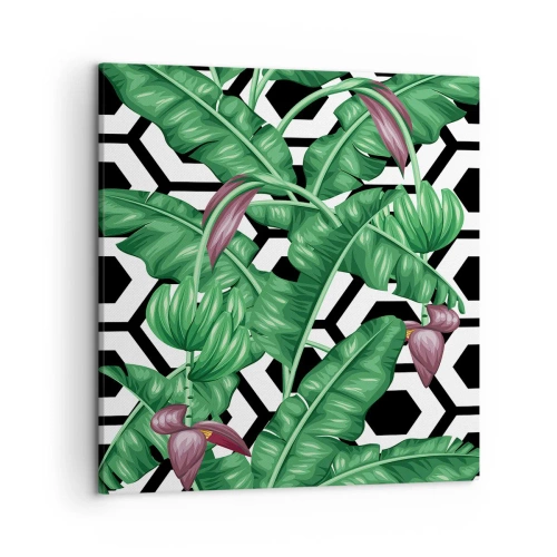 Schilderen op canvas - Van nature een symmetrische compositie - 50x50 cm