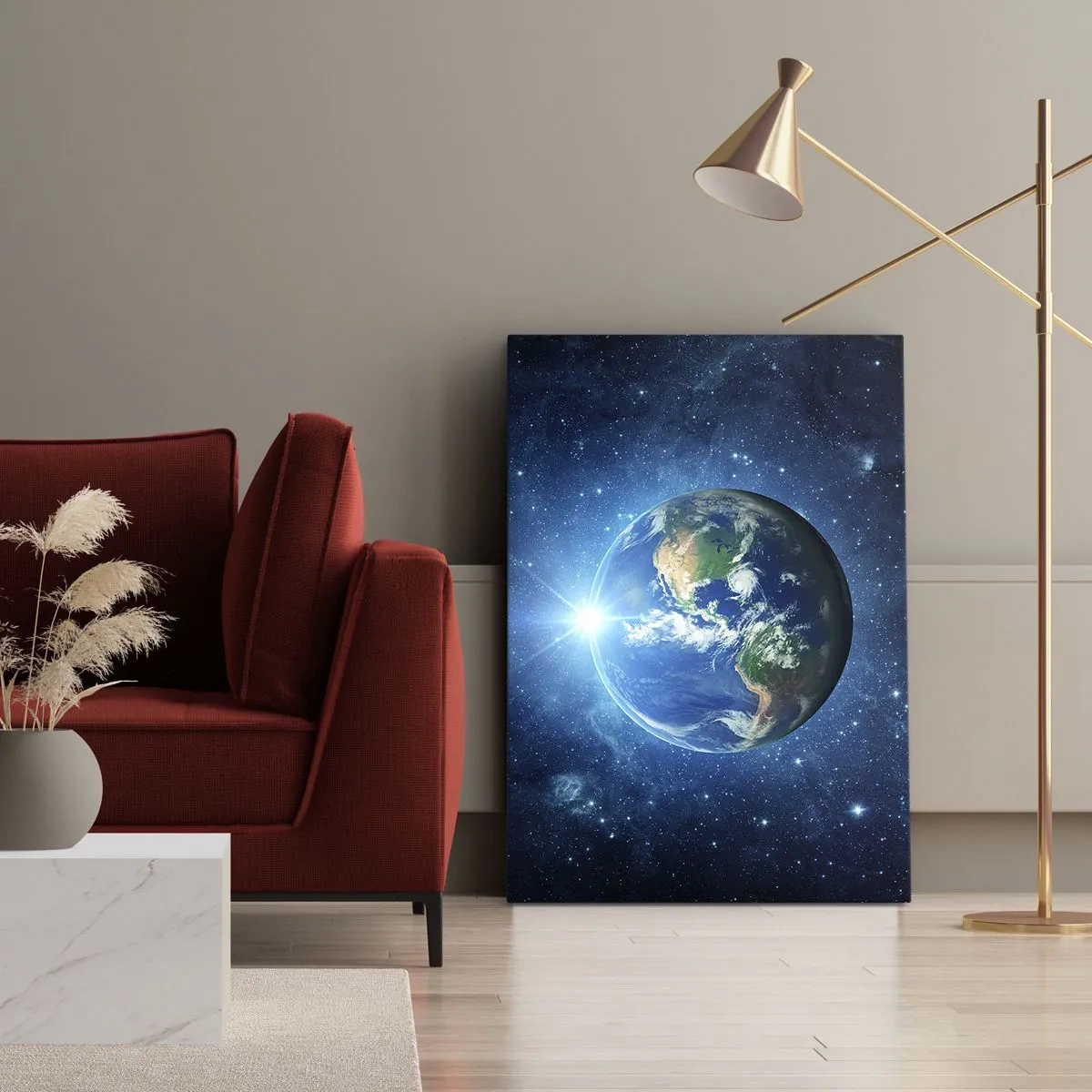 Schilderen op canvas - We zijn in de hemel - 50x70 cm