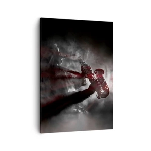 Schilderen op canvas - In de dampen van jazz - 50x70 cm
