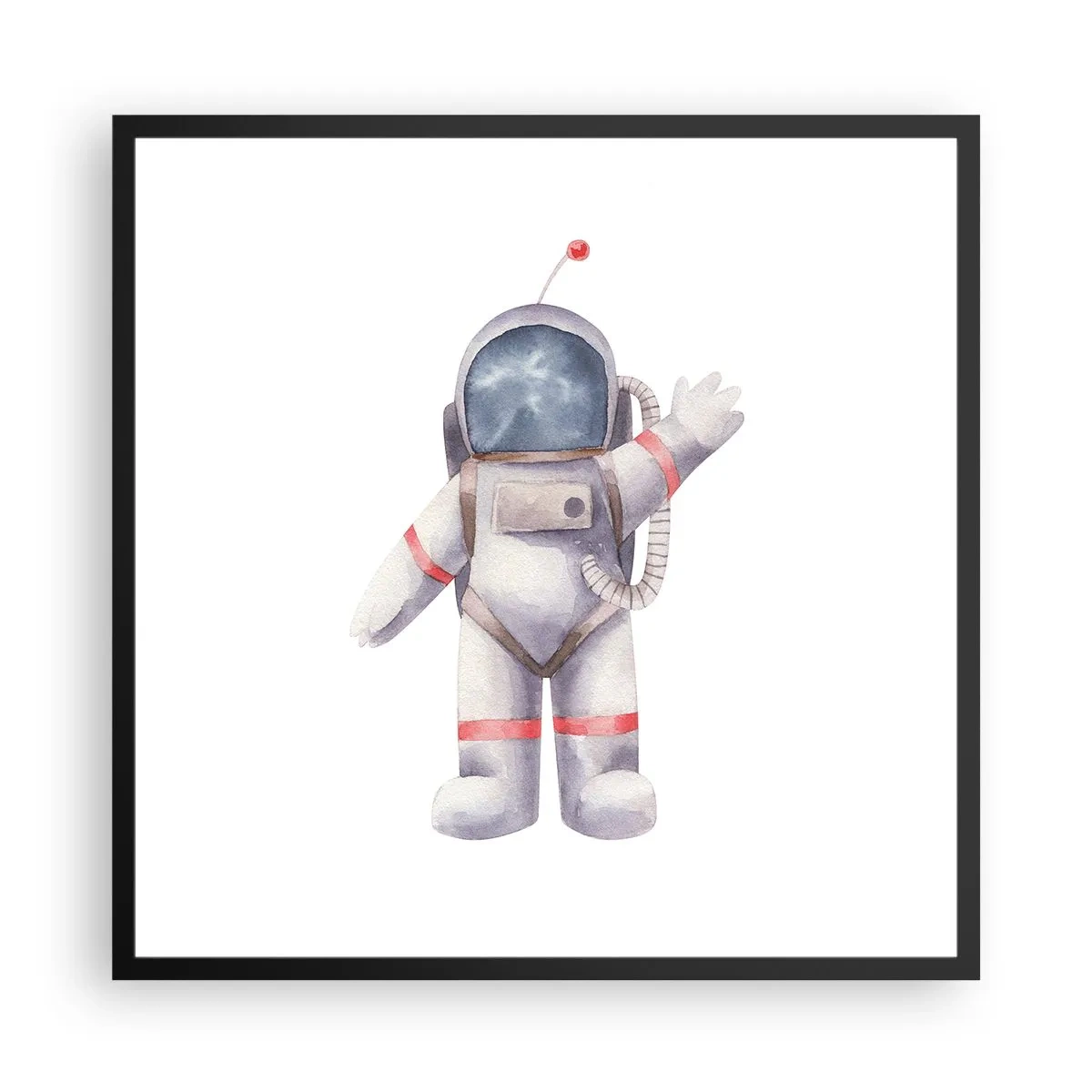 Poster in een zwarte lijst - Tot ziens! - 60x60 cm