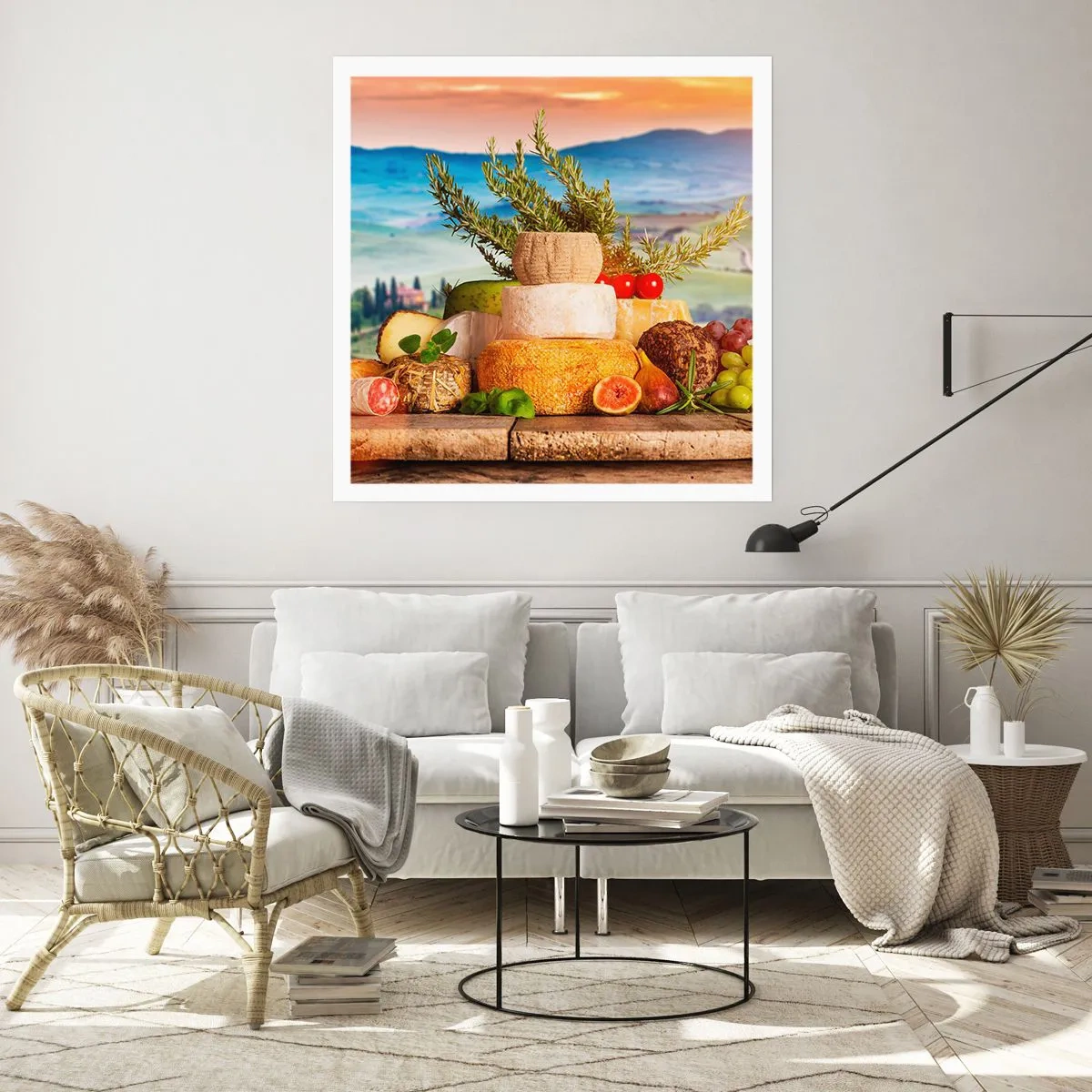 Poster - De Italiaanse levensvreugde - 40x40 cm