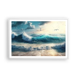 Poster in een witte lijst - Ritselt alleen voor jou - 91x61 cm