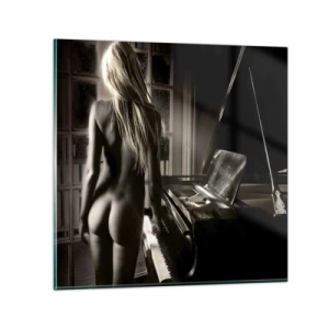 Schilderen op glas - Perfecte harmonie van de avond - 30x30 cm