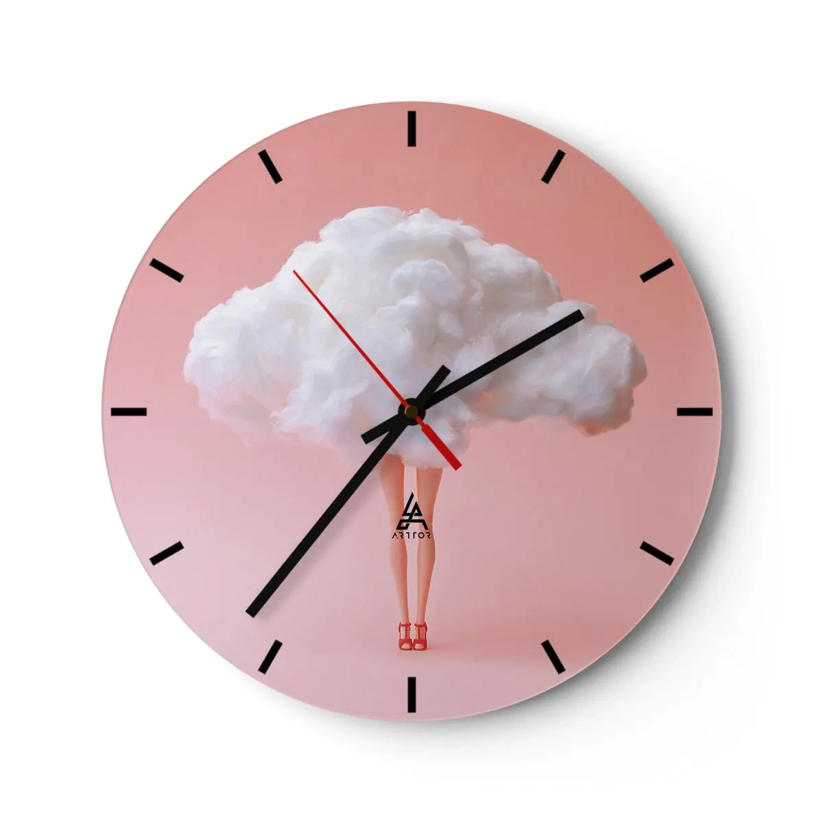 Wandklok - Klok - Zoete belofte - 40x40 cm