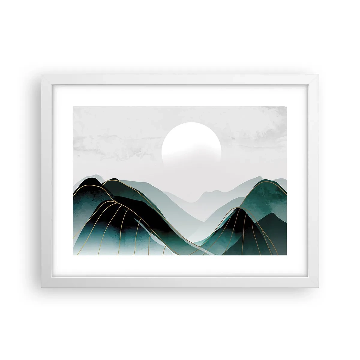 Poster in een witte lijst - In volle majesteit - 40x30 cm