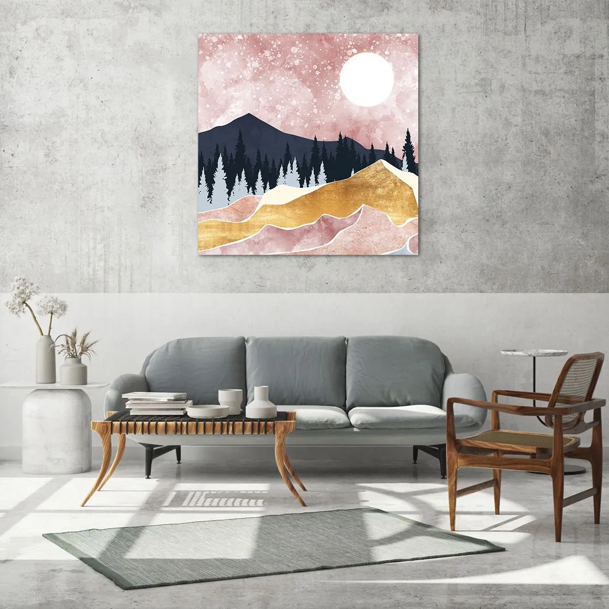 Schilderen op glas - Nachtwacht - 60x60 cm