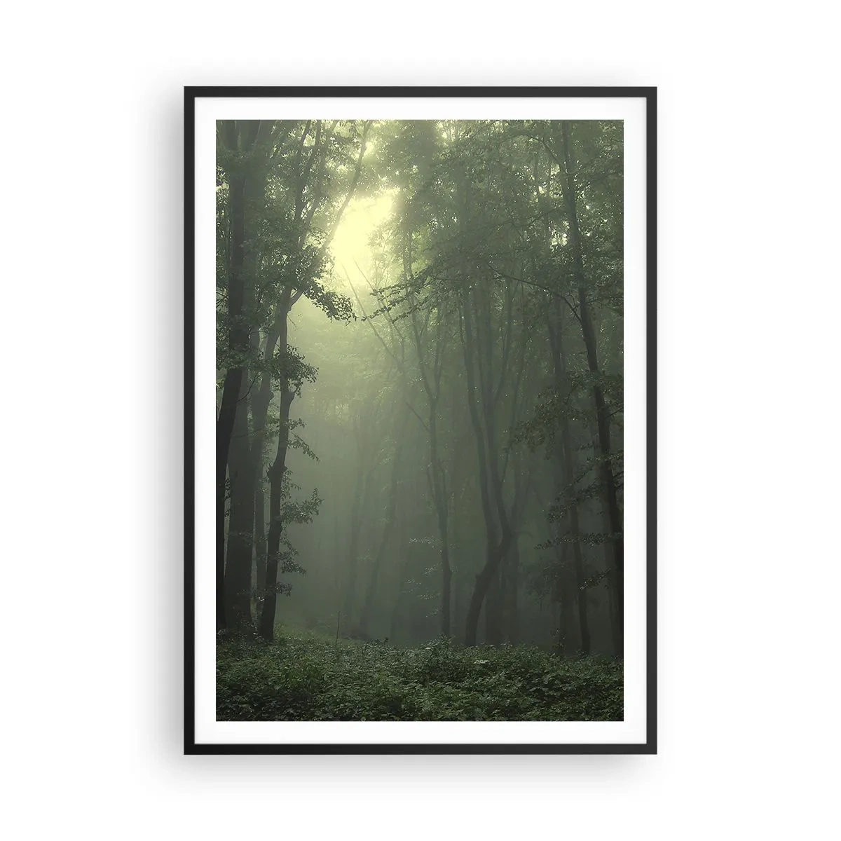 Poster in een zwarte lijst - Voordat hij wakker wordt - 70x100 cm