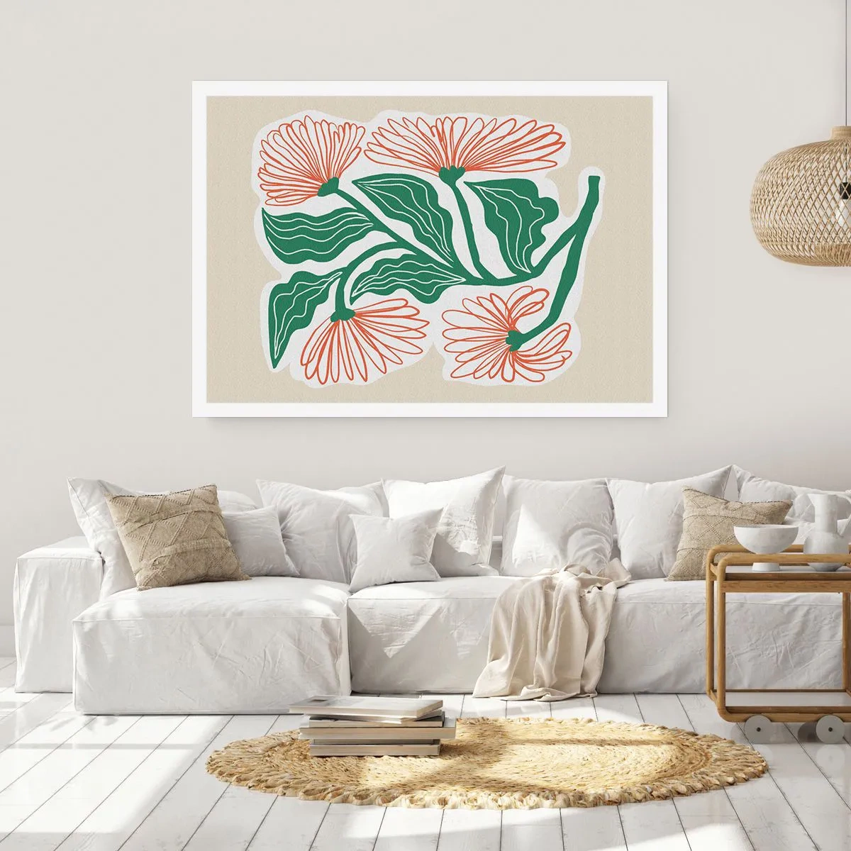 Poster - Folk en modern - 70x50 cm