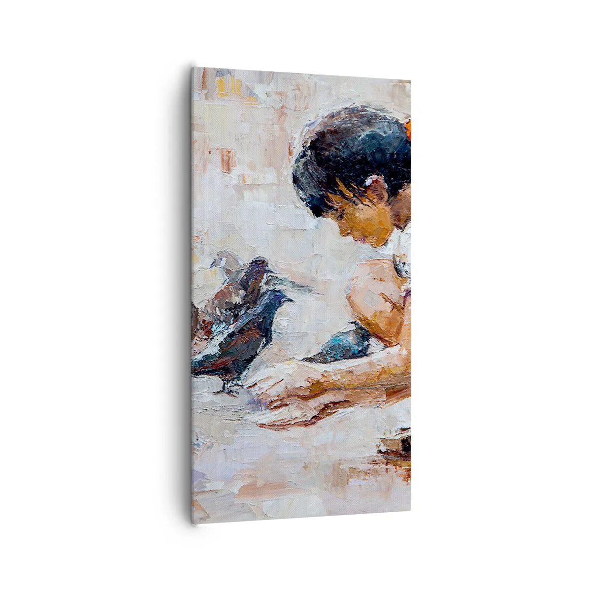 Schilderen op canvas - De kleintjes en de leukste - 65x120 cm