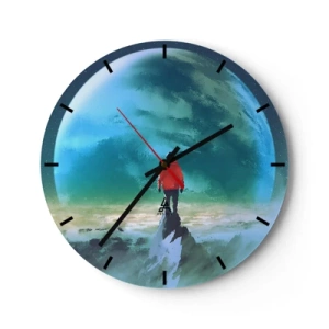 Wandklok - Klok - Ontdekkingsreiziger van het nieuwe land - 40x40 cm