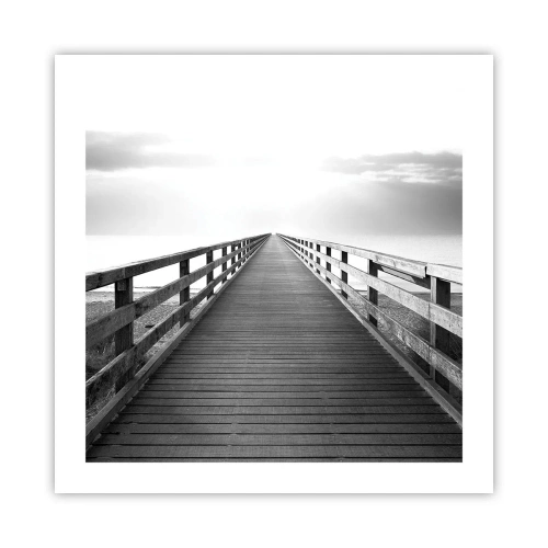 Poster - In de verte ... - 50x50 cm