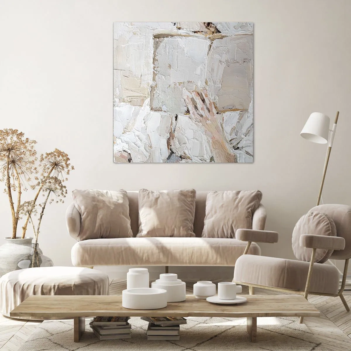 Schilderen op canvas - In een andere wereld - 70x70 cm