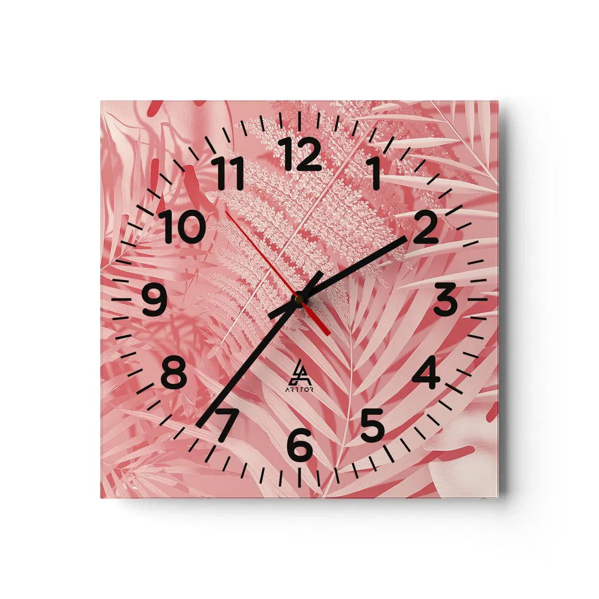 Wandklok - Klok - Roze concept - 30x30 cm