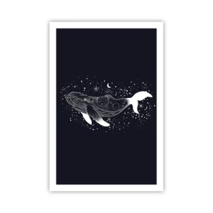 Poster - In de oceaan van het universum - 61x91 cm
