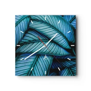 Wandklok - Klok - Levens lijnen - 40x40 cm