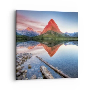 Schilderen op canvas - Warmte en koude - 30x30 cm