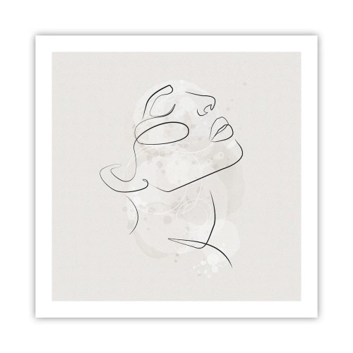 Poster - De omtrek van een droom - 60x60 cm
