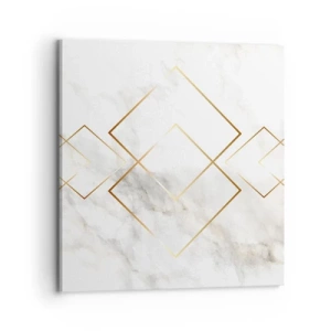 Schilderen op canvas - Een uitzicht tot in het oneindige - 70x70 cm