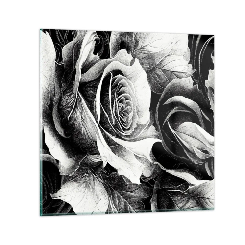 Schilderen op glas - Altijd een koningin - 40x40 cm