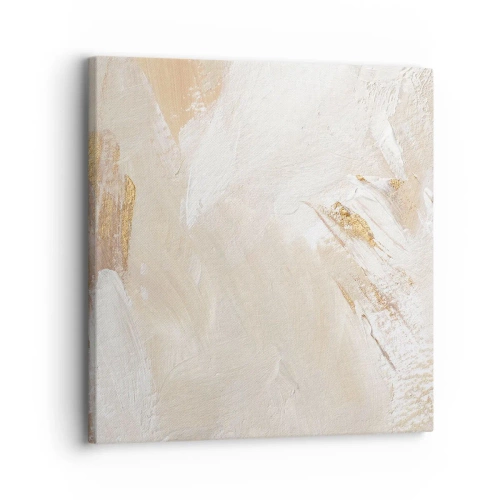 Schilderen op canvas - Pastelkleurige compositie - 30x30 cm