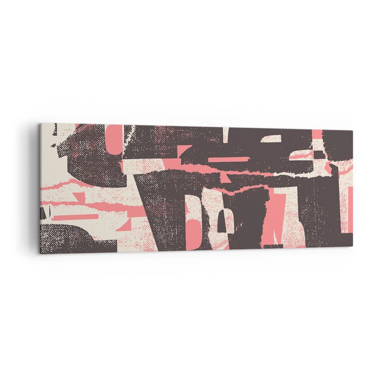 Schilderen op canvas - Al dit lawaai - 140x50 cm