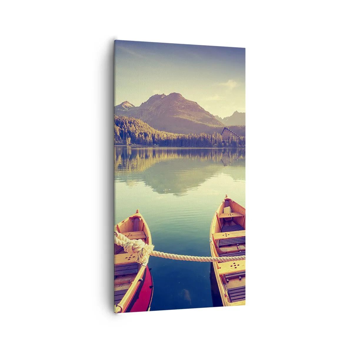 Schilderen op canvas - Leef volgens haar wetten - 65x120 cm