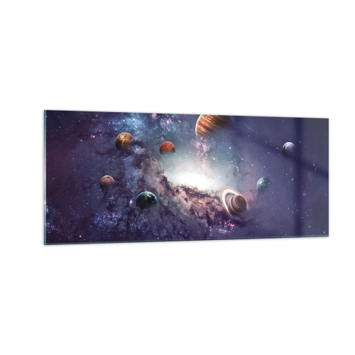 Schilderen op glas - Zonne-dans systeem - 100x40 cm