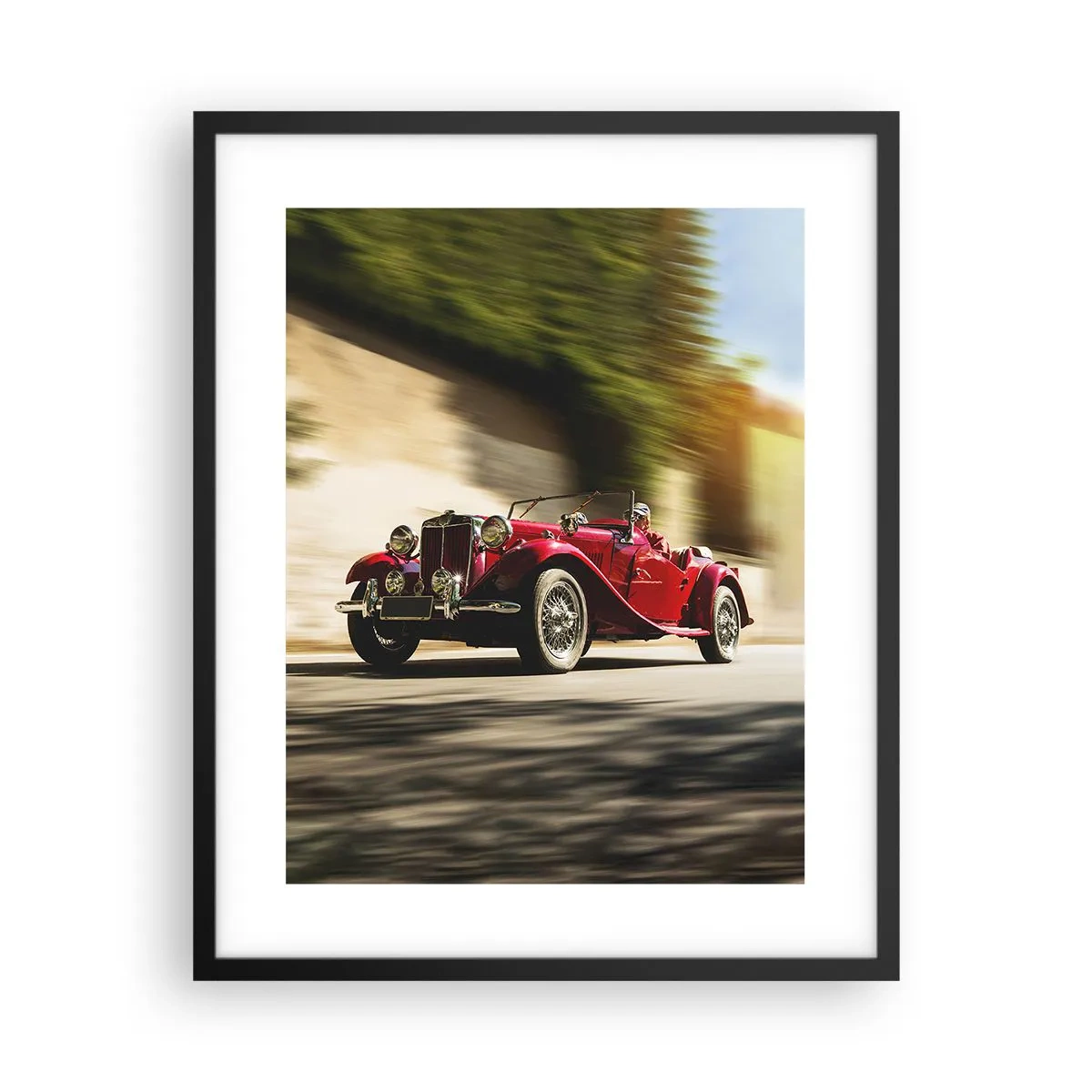 Poster in een zwarte lijst - Mooier dan Nike van Samothrace - 40x50 cm