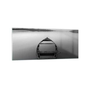 Schilderen op glas - Verlangen en melancholie - 120x50 cm